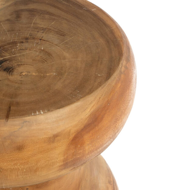 Bazar Bizar Bijzettafel kruk naturel wayra JACI013N large