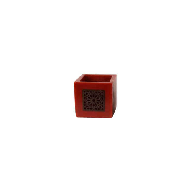 Safaary Marokkaanse kaarshouder Ø 12 x 12cm-vierkant patroon SFKSWH00078 large