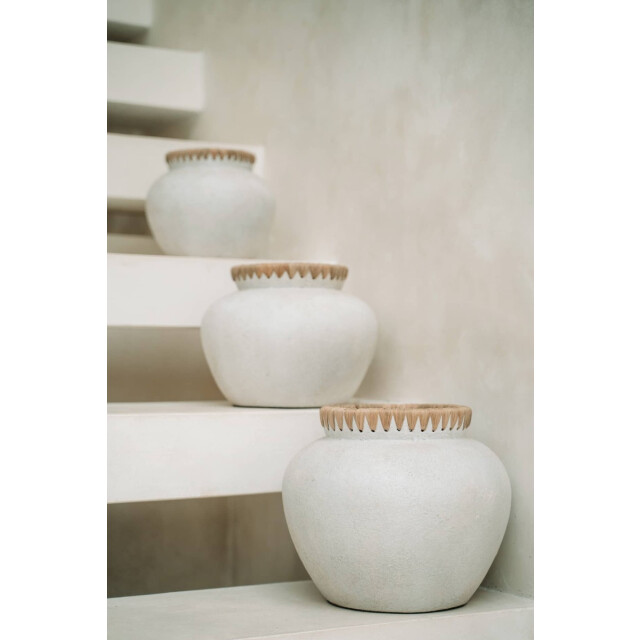 Bazar Bizar Vaas beton naturel s styly JABR041ConN-S large