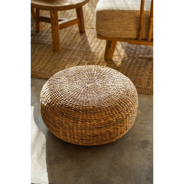 Bazar Bizar Poef rond 60 hyacinth BAJN019N-M-60 large