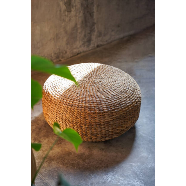 Bazar Bizar Poef rond 60 hyacinth BAJN019N-M-60 large