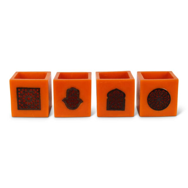 Safaary Marokkaanse waxinelichthouder Ø 12 x 12cm-rond patroon SFKSWH00086 large