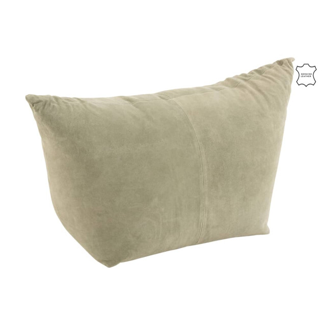 J-Line Poef laag leder ava 17941 large