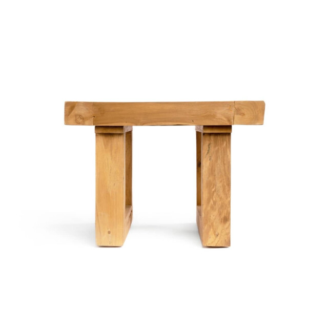 Bazar Bizar Reclaimed teak bijzettafel naturel JACI027N large