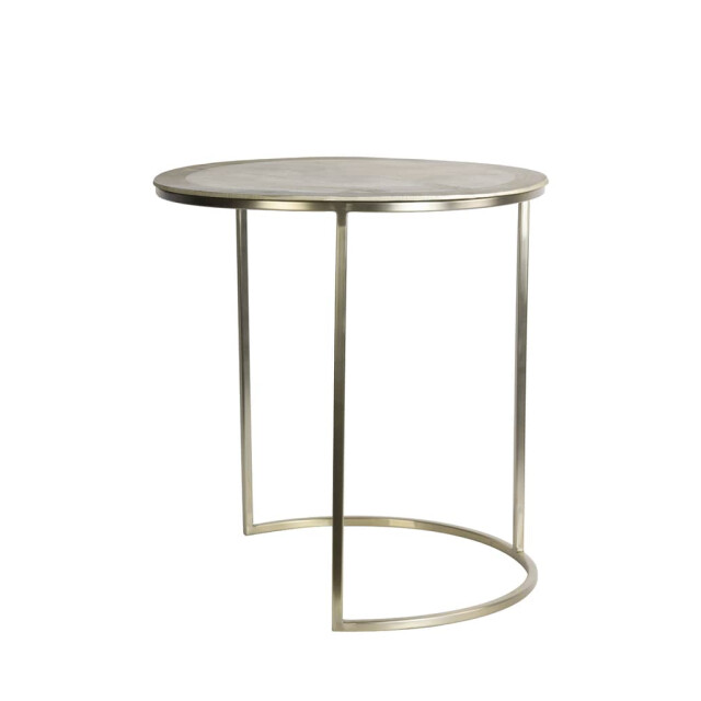 Light & Living Bijzettafel licht s2 talca Ø 50 x 52cm 6706085 large