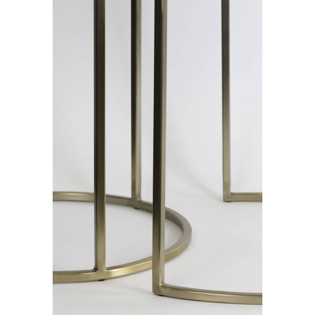 Light & Living Bijzettafel licht s2 talca Ø 50 x 52cm 6706085 large