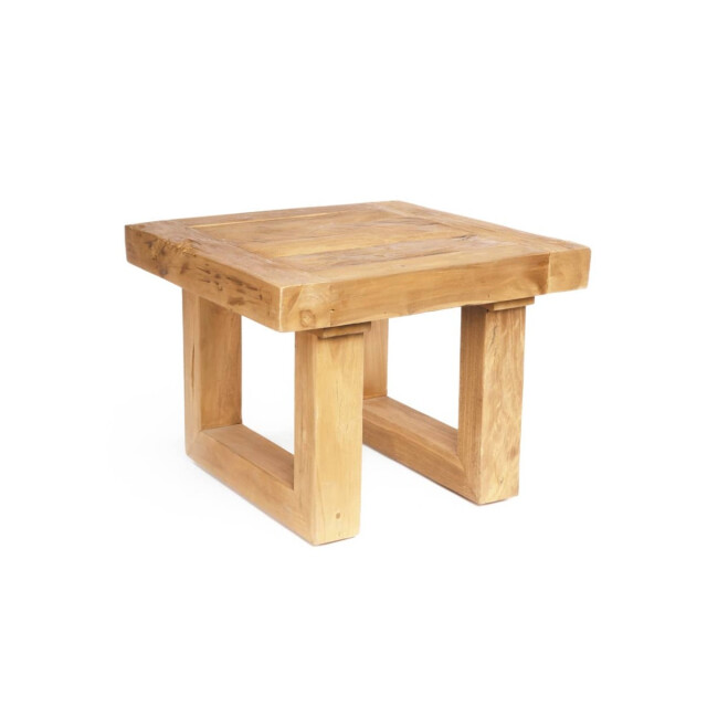 Bazar Bizar Reclaimed teak bijzettafel naturel JACI027N large
