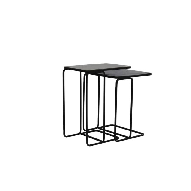Light & Living Bijzettafel antiek koper-brons s/2 laja Ø 31 x 57cm 6744318 large