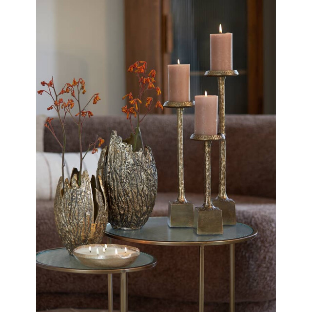 Light & Living Bijzettafel glas helder- ferati s/2 Ø 50 x 52cm 6781385 large