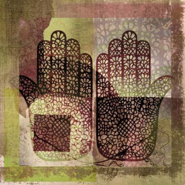 Safaary Oosters schilderij mehndi hands dai SFCVSLD00146 large