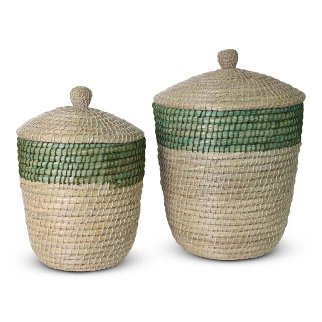 Safaary Manden met deksel van zeegras HHRB0400 large