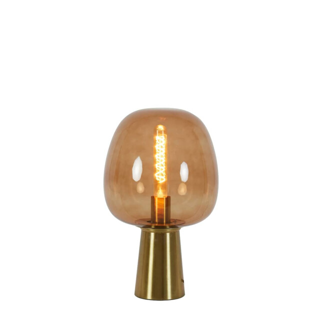 Light & Living Tafellamp glas -brons maysony Ø 22 x 40cm 1865018 large