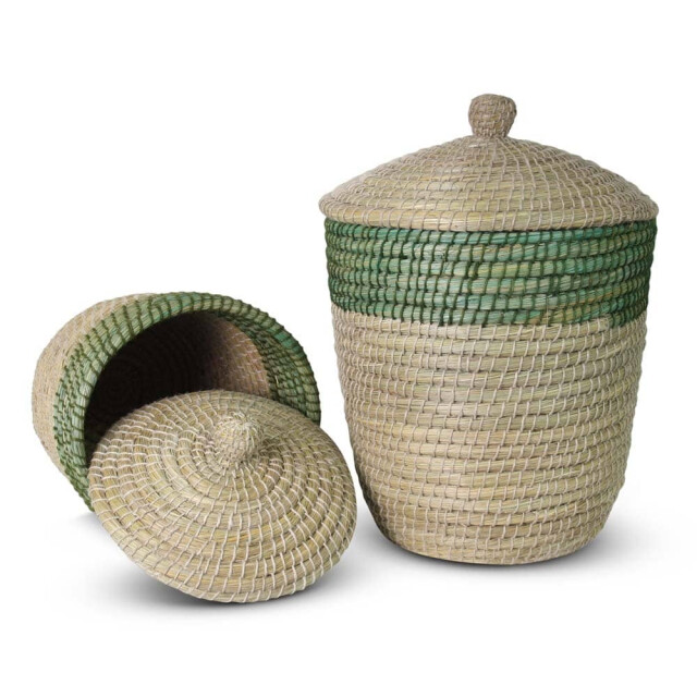 Safaary Manden met deksel van zeegras HHRB0400 large