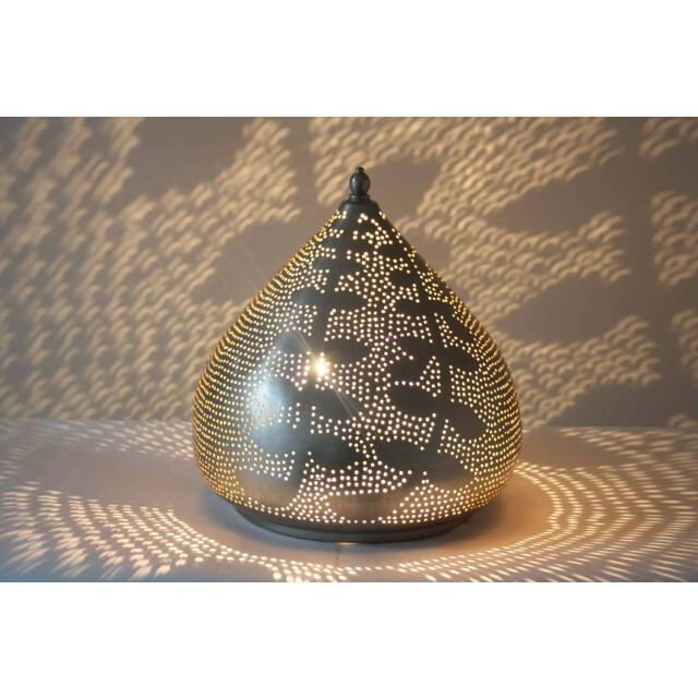Safaary Tafellamp druppel filigros mirati goud Ø 30 x 31cm LZC262ATMSNG large