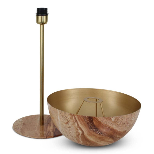 Safaary Tafellamp oosters marmer mushroom Ø 31 x 59cm 540018 large