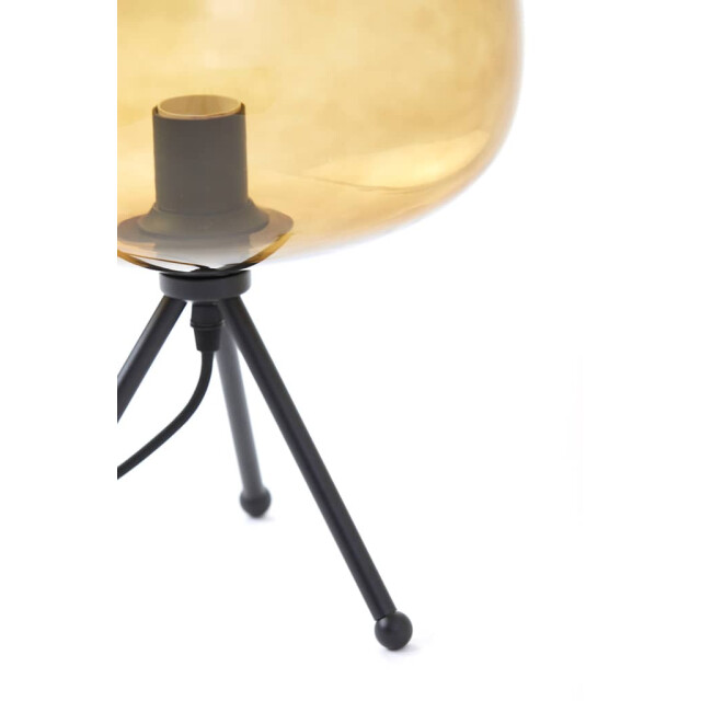 Light & Living Tafellamp glas -matzwart mayson Ø 30 x 43cm 1868518 large