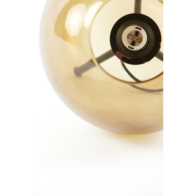 Light & Living Tafellamp glas -matzwart mayson Ø 30 x 43cm 1868518 large