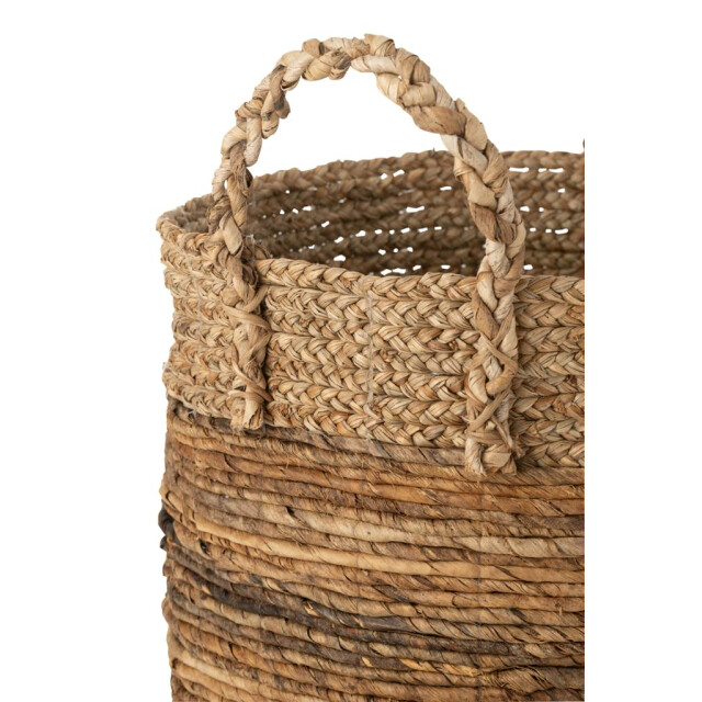J-Line Manden raffia naturel lucie (3-delig) 30981 large