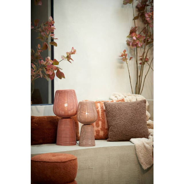 Light & Living Tafellamp licht terra abosa Ø 18 x 42cm 1883394 large