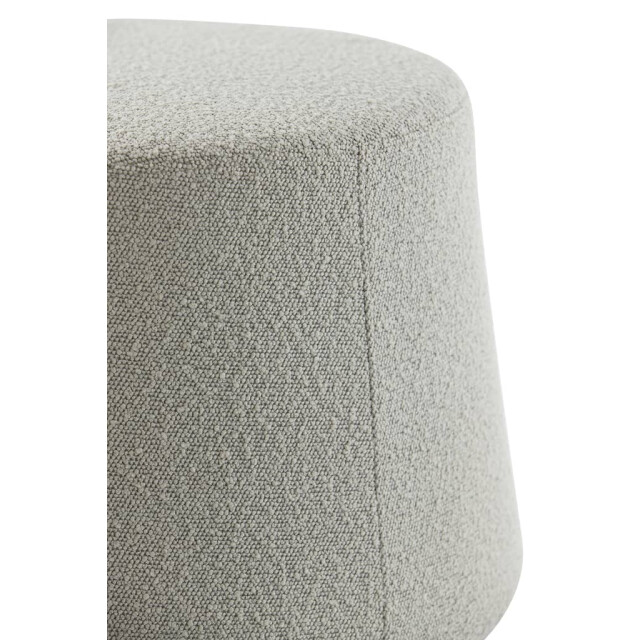 Light & Living Poef bouclé zand lauryn Ø 59 x 38cm 6851782 large