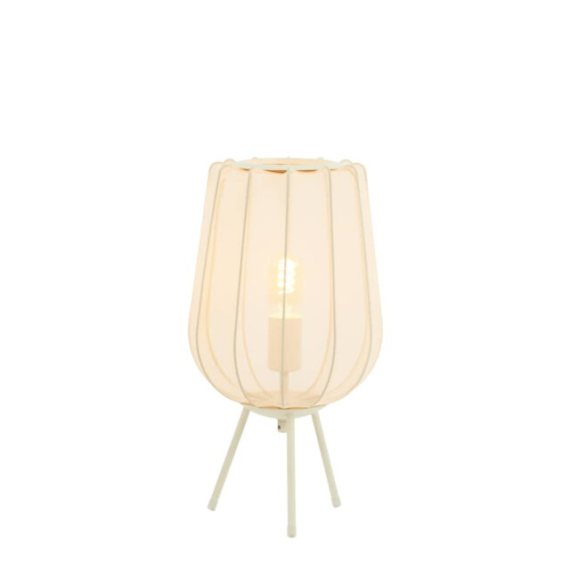 Light & Living Tafellamp zand plumeria Ø 25 x 45cm 1874327 large