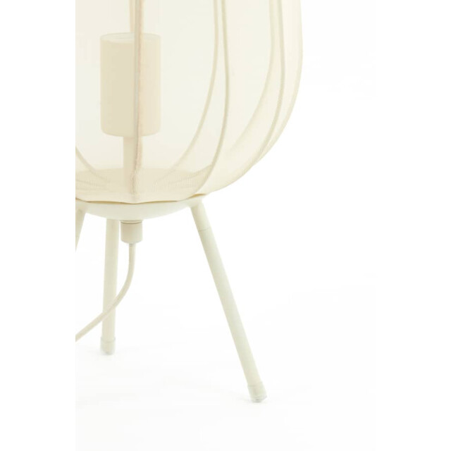 Light & Living Tafellamp zand plumeria Ø 25 x 45cm 1874327 large