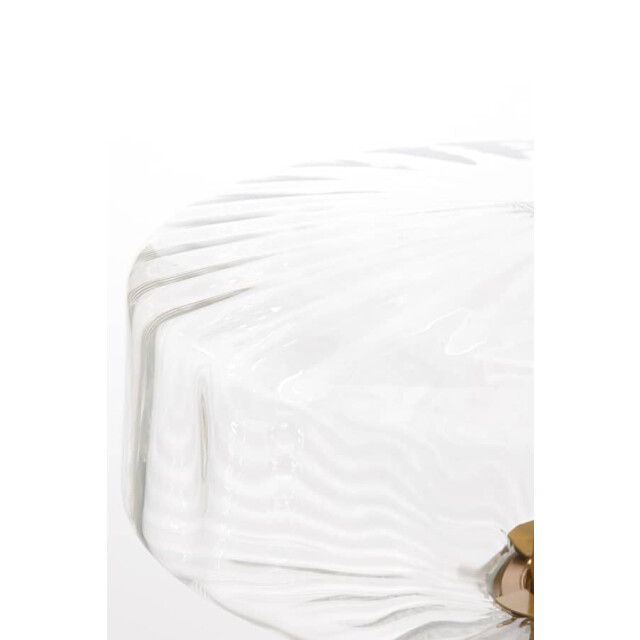 Light & Living Tafellamp glas helder pleat Ø 40 x 53cm 1882296 large