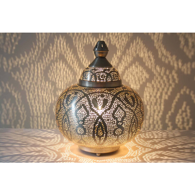 Safaary Oosterse tafellamp malika goud Ø 33 x 40cm LZC1857BTNG large