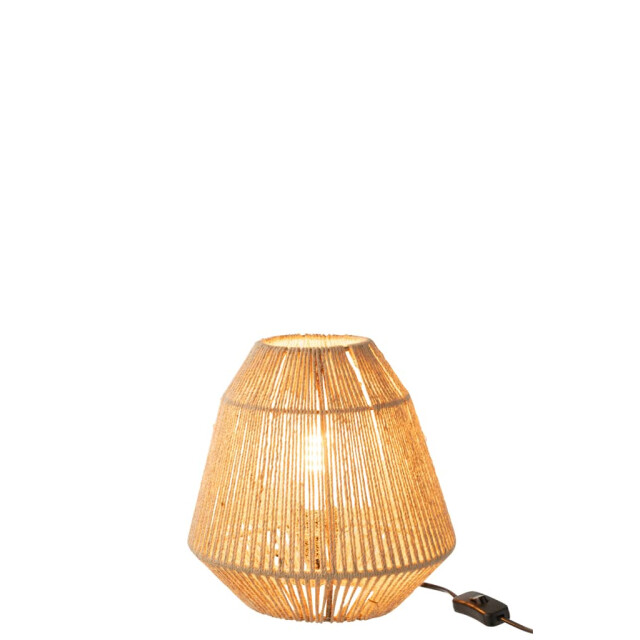 J-Line Tafellamp jute beige tina 30958 large