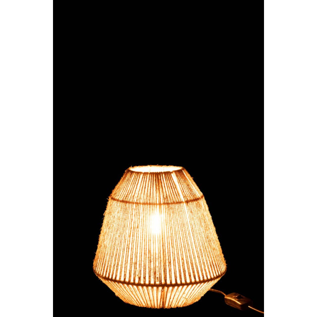 J-Line Tafellamp jute beige tina 30958 large
