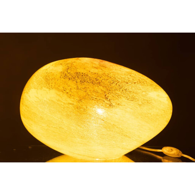 J-Line Lamp dany strepen ovaal glas 20680 large
