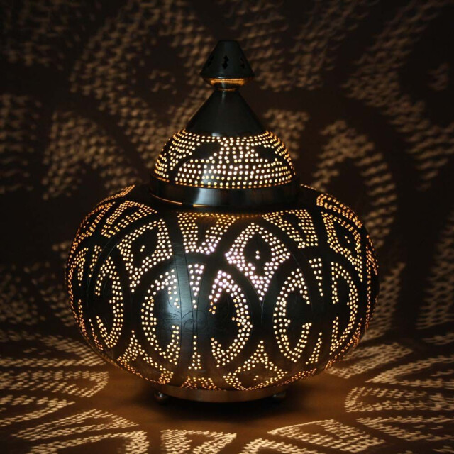 Safaary Oosterse tafellamp chadia goud Ø 33 x 40cm LZC2017BTNG large