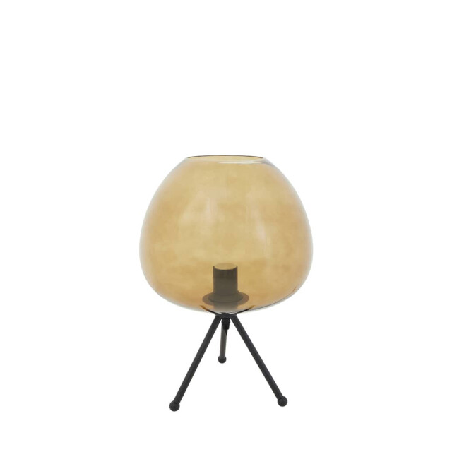 Light & Living Tafellamp glas -matzwart mayson Ø 30 x 43cm 1868518 large