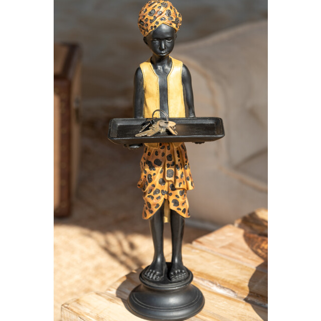 J-Line Jongen plateau poly zwart- 11485 large