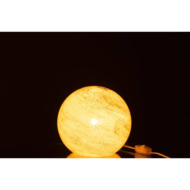 J-Line Lamp strepen rond glas small dany 20678 large