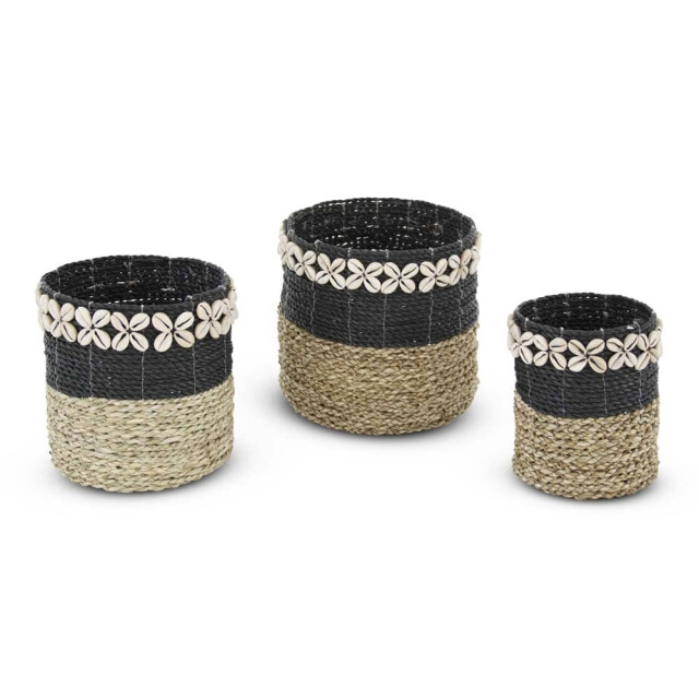 Safaary Manden 3-delig naturel-zwart shell HHRB0418-3 large