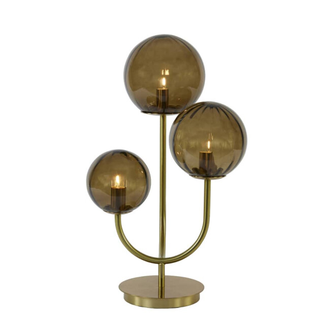 Light & Living Tafellamp glas -goud 3l magdala Ø 20 x 60cm 1872264 large