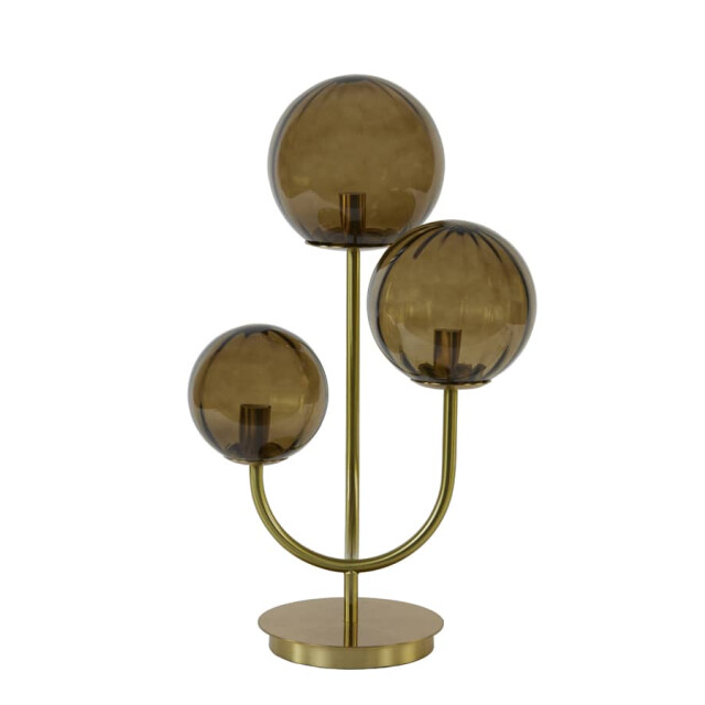 Light & Living Tafellamp glas -goud 3l magdala Ø 20 x 60cm 1872264 large