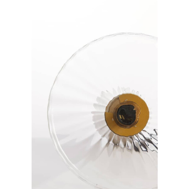 Light & Living Tafellamp glas helder pleat Ø 40 x 53cm 1882296 large