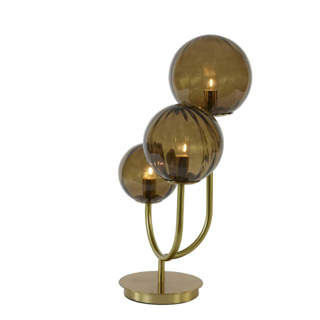 Light & Living Tafellamp glas -goud 3l magdala Ø 20 x 60cm 1872264 large