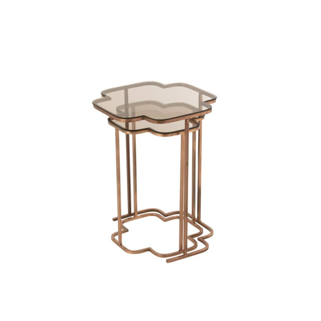 J-Line Bijzettafels metaal ones (2-delig) 37709 large