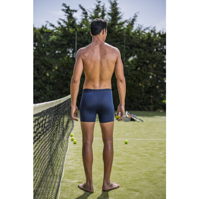 Muchachomalo Men 3-pack boxer shorts microf black/blue heren boxers Black/Blue/Men 3-Pack Boxer Shorts Microf large