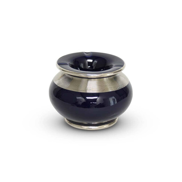 Safaary Marokkaanse asbak met metaal sierband Ø 12 x 9cm SFMRKAB00044 large