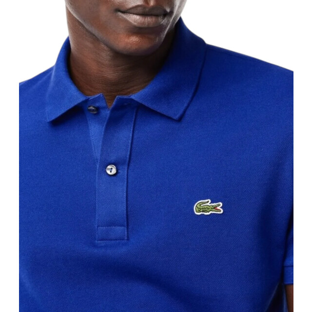 Lacoste Polo met logobadge Lacoste Blauw Polo Met Logobadge large
