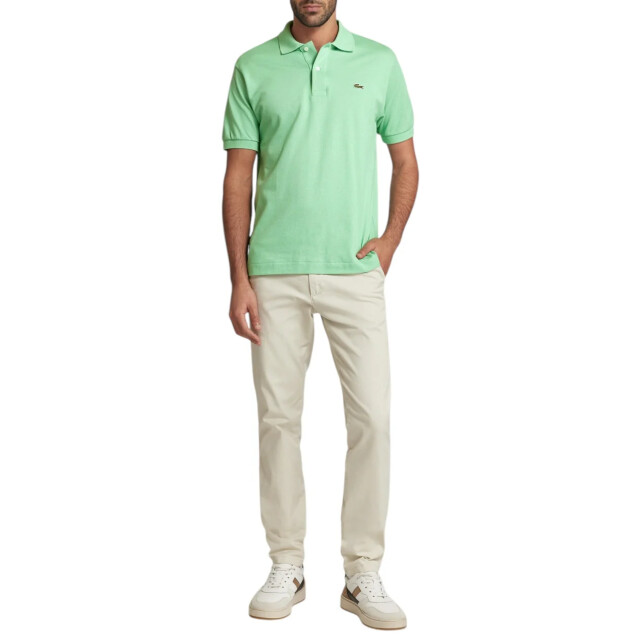 Lacoste Classic fit polo met label-detail Lacoste Groen Classic Fit Polo Met Label-detail large