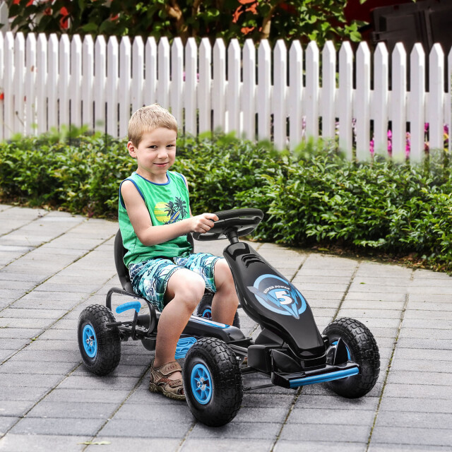 4goodz Skelter trapauto met luchtbanden 370-256v00bu blauw 3068199 large