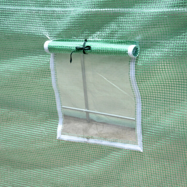 4goodz Tunnelserre kweekkas 395x195x190 cm gaasplastic met raam 3068188 large