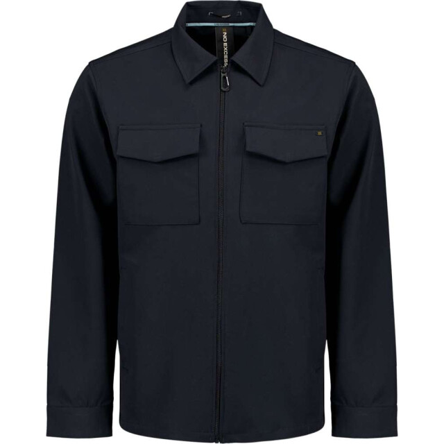 No Excess Overshirt full zipper stretch sedoc night 27510104-078 large