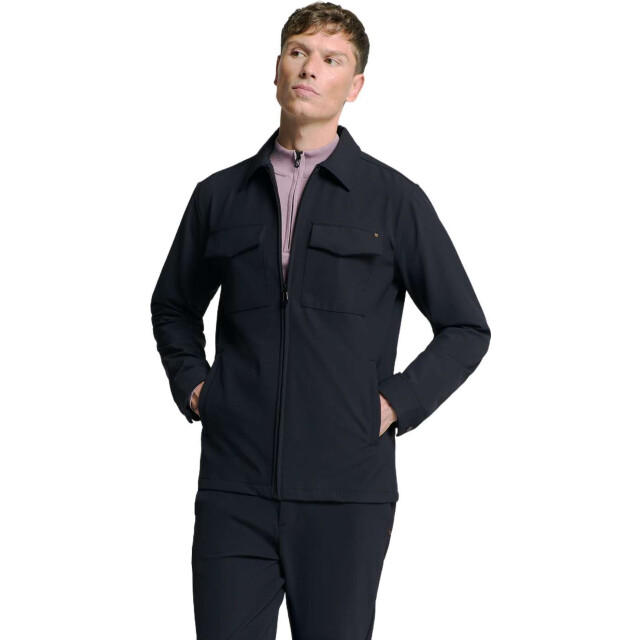 No Excess Overshirt full zipper stretch sedoc night 27510104-078 large