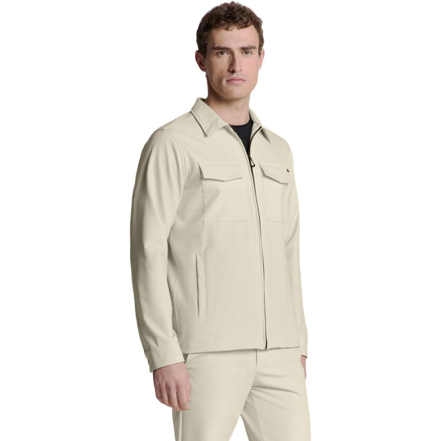 No Excess Overshirt full zipper stretch sedoc cement 27510104-122 large
